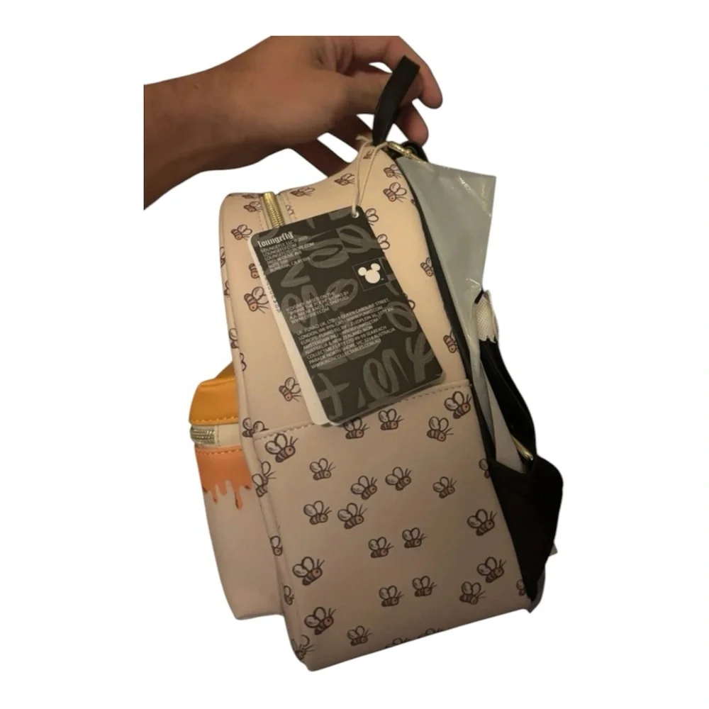 Loungefly Winnie the Pooh Mini Backpack — Cream & Yellow-Orange NWT
